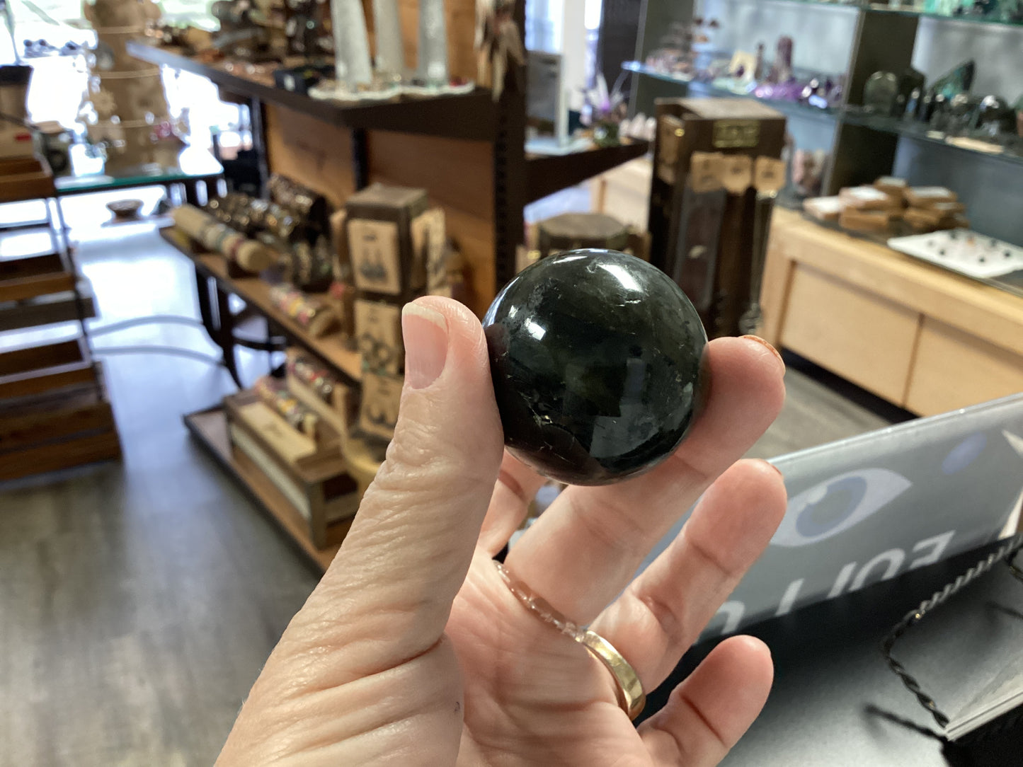 Labradorite Sphere - Extra Small
