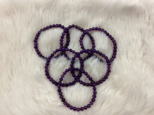 Elastic Bracelets - Amethyst