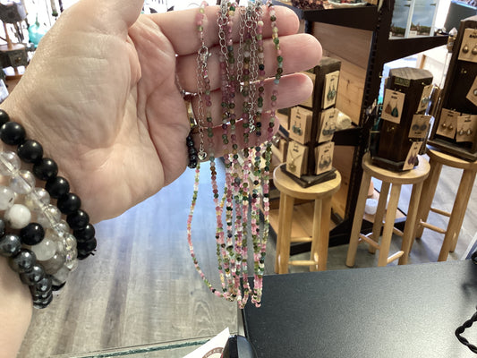 Rainbow Tourmaline Necklace