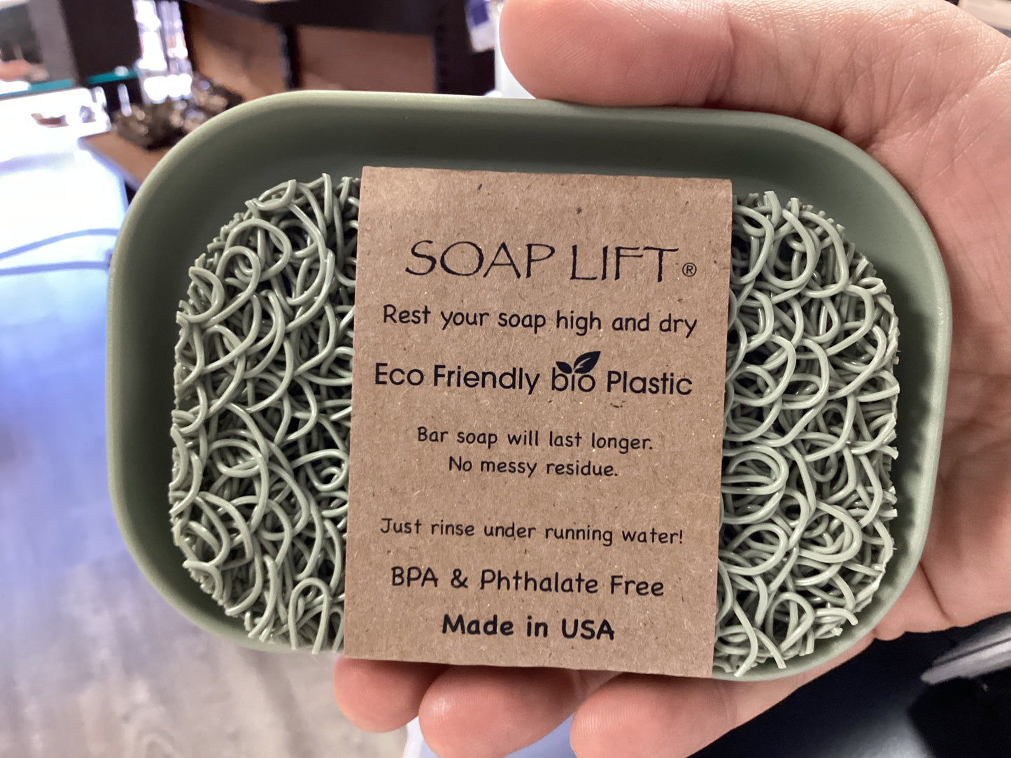 Soap Lift with Dish sage