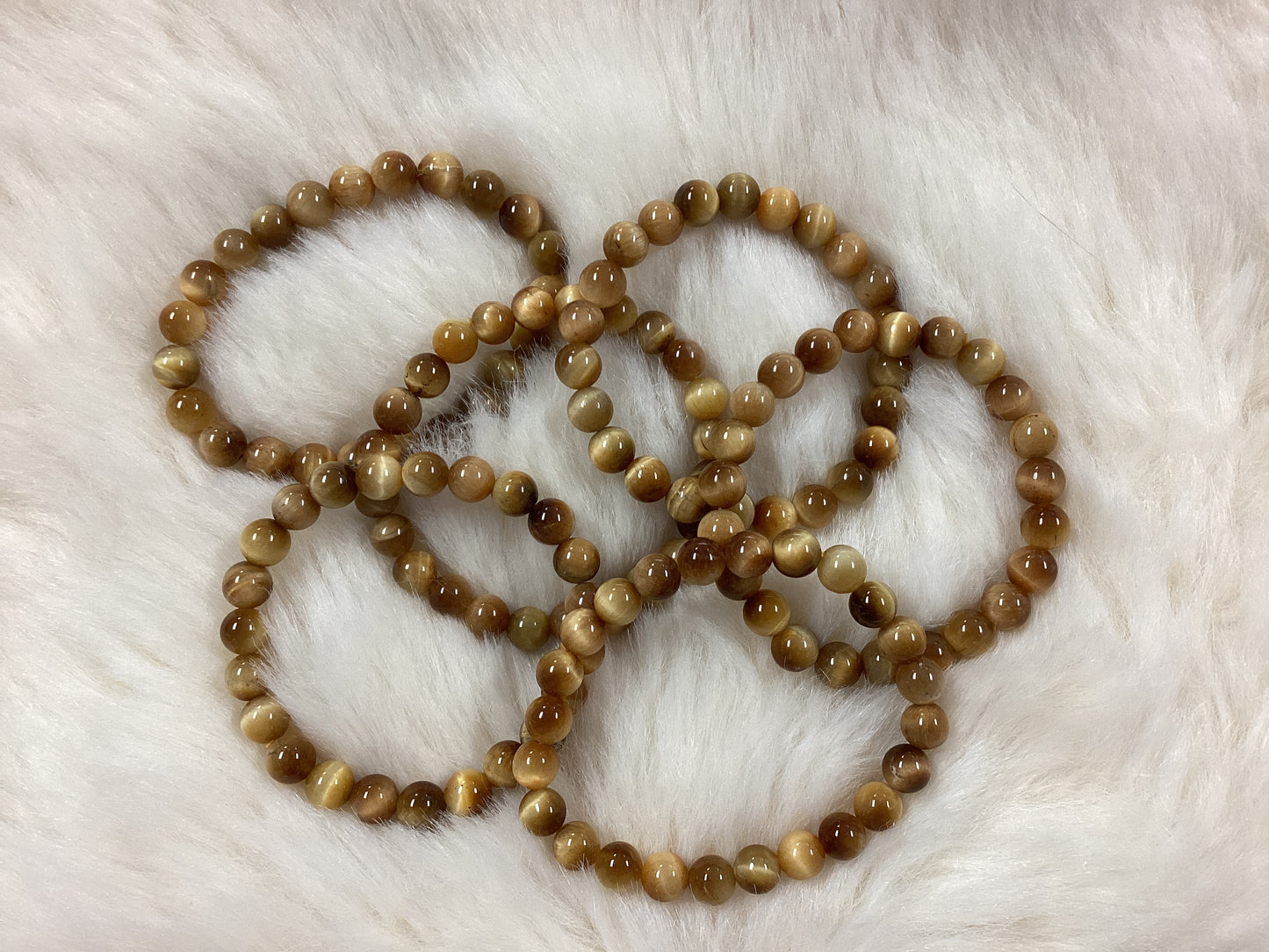 Elastic Bracelets - Honey Tiger Eye