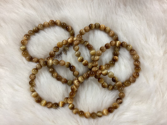 Elastic Bracelets - Honey Tiger Eye