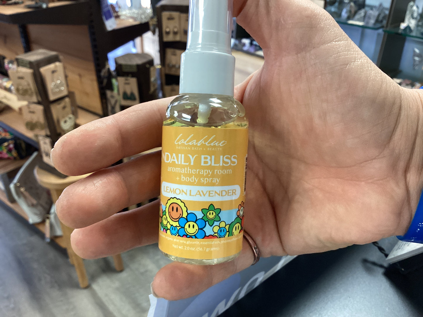 Lolablue Daily Bliss Aromatherapy room + body spray ( lemon lavender)