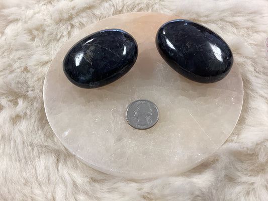 Larvikite Palm Stones