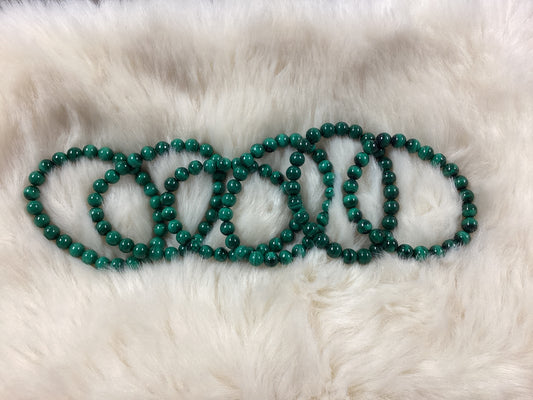 Elastic Bracelets - Malachite