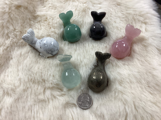 Crystal Whales - Assorted