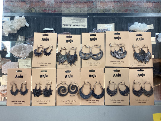 Silver plated earrings assorted