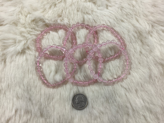 Elastic Bracelets - Rose Quartz