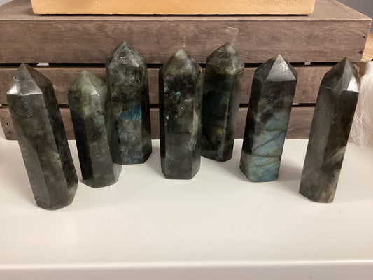Labradorite Obelisk Points - Large