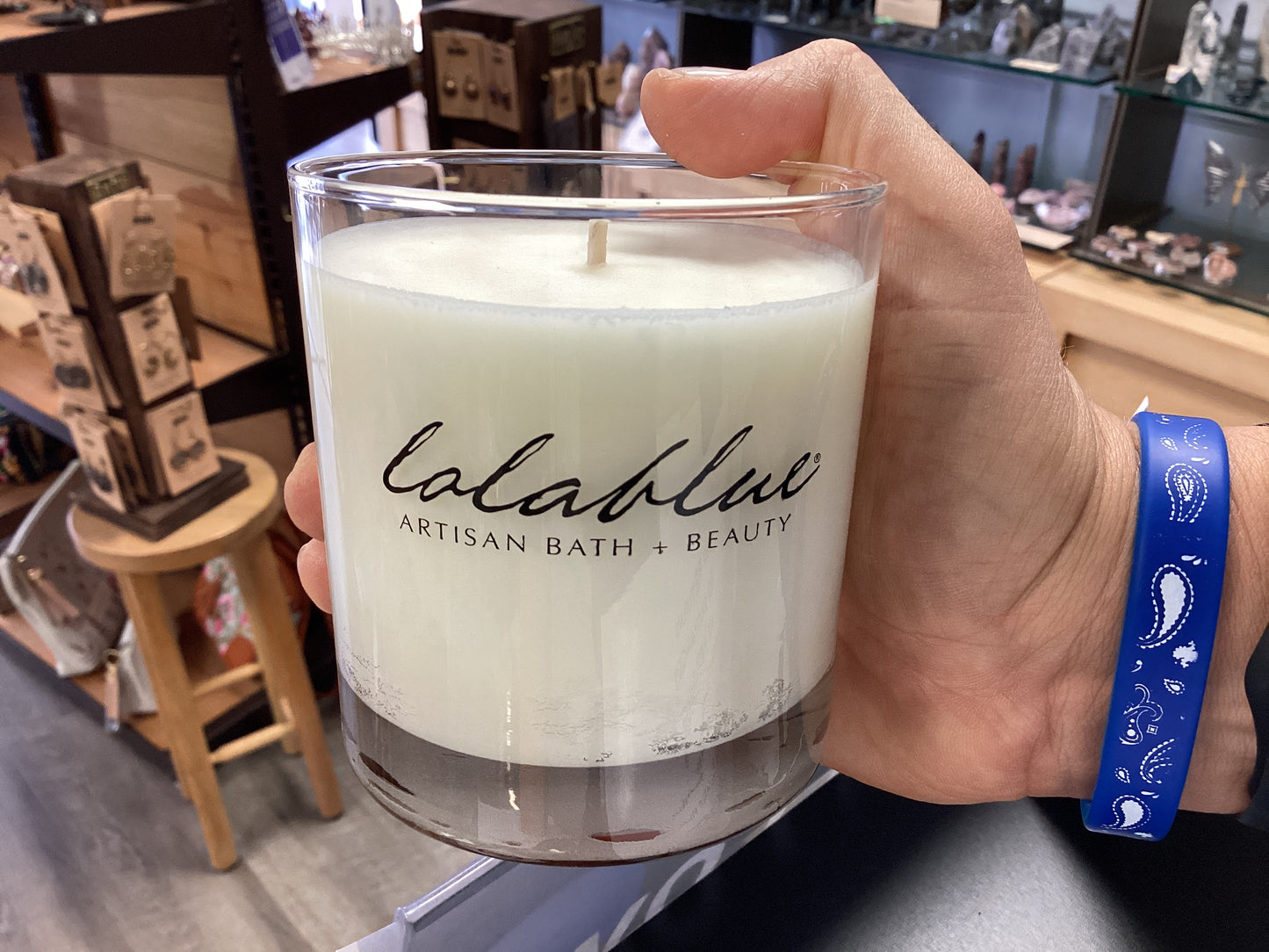 Lolablue Black Absinthe luxury soy candle