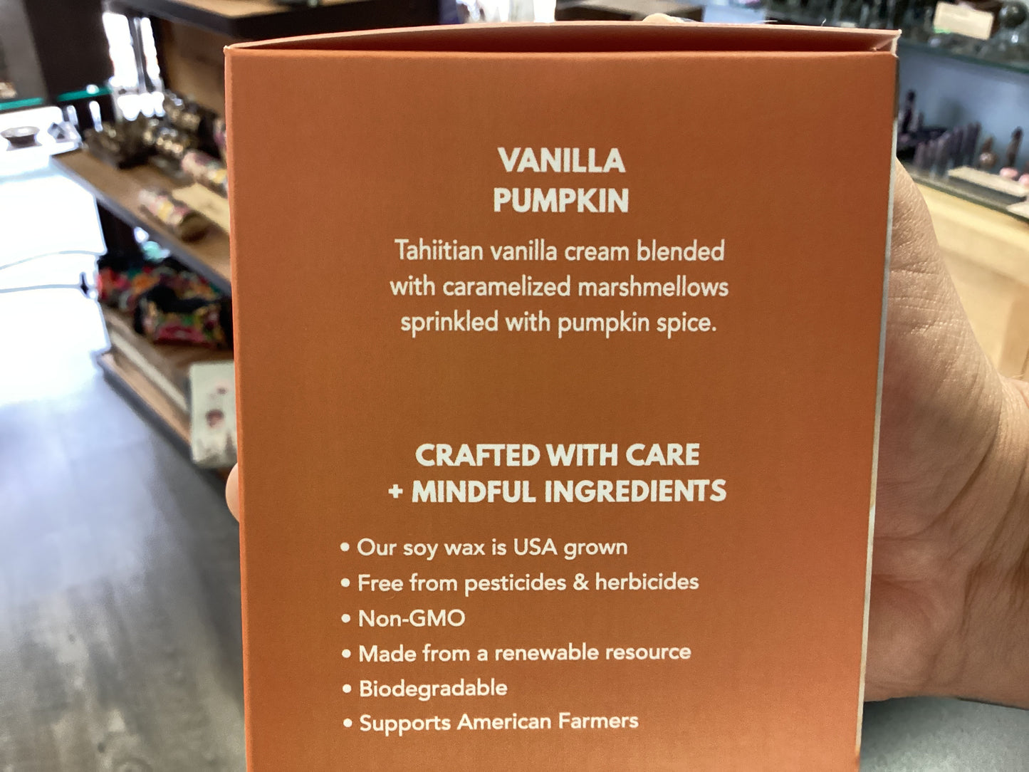 Lolablue Vanilla Pumpkin luxury soy candle