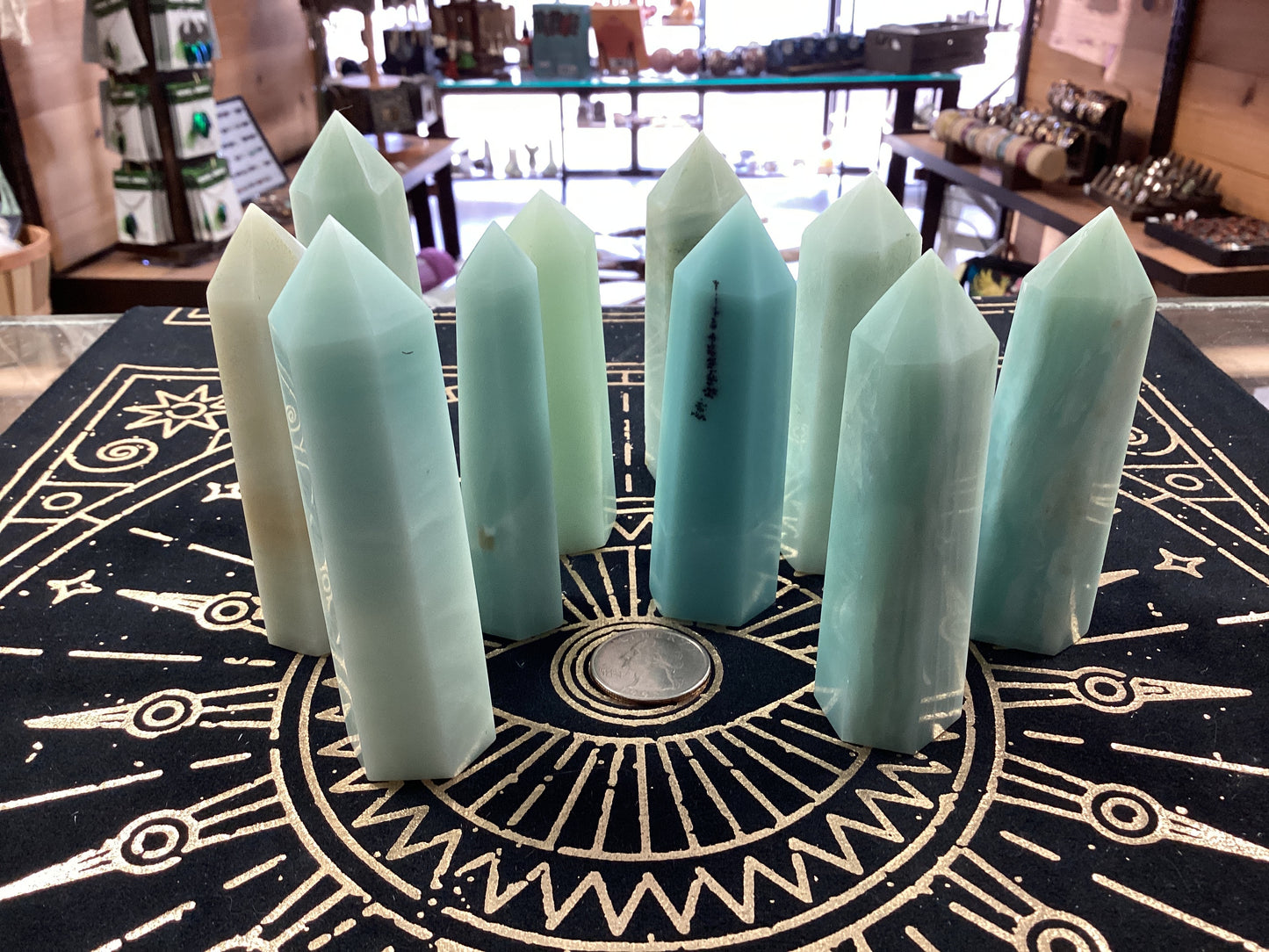 Amazonite Obelisk Tower Point