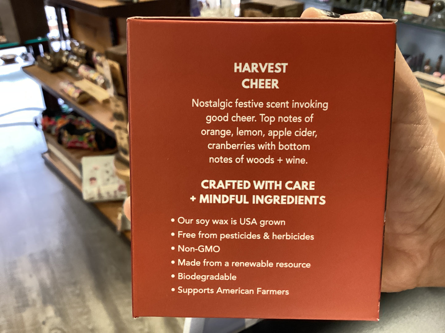 Lolablue Harvest Cheer luxury soy candle