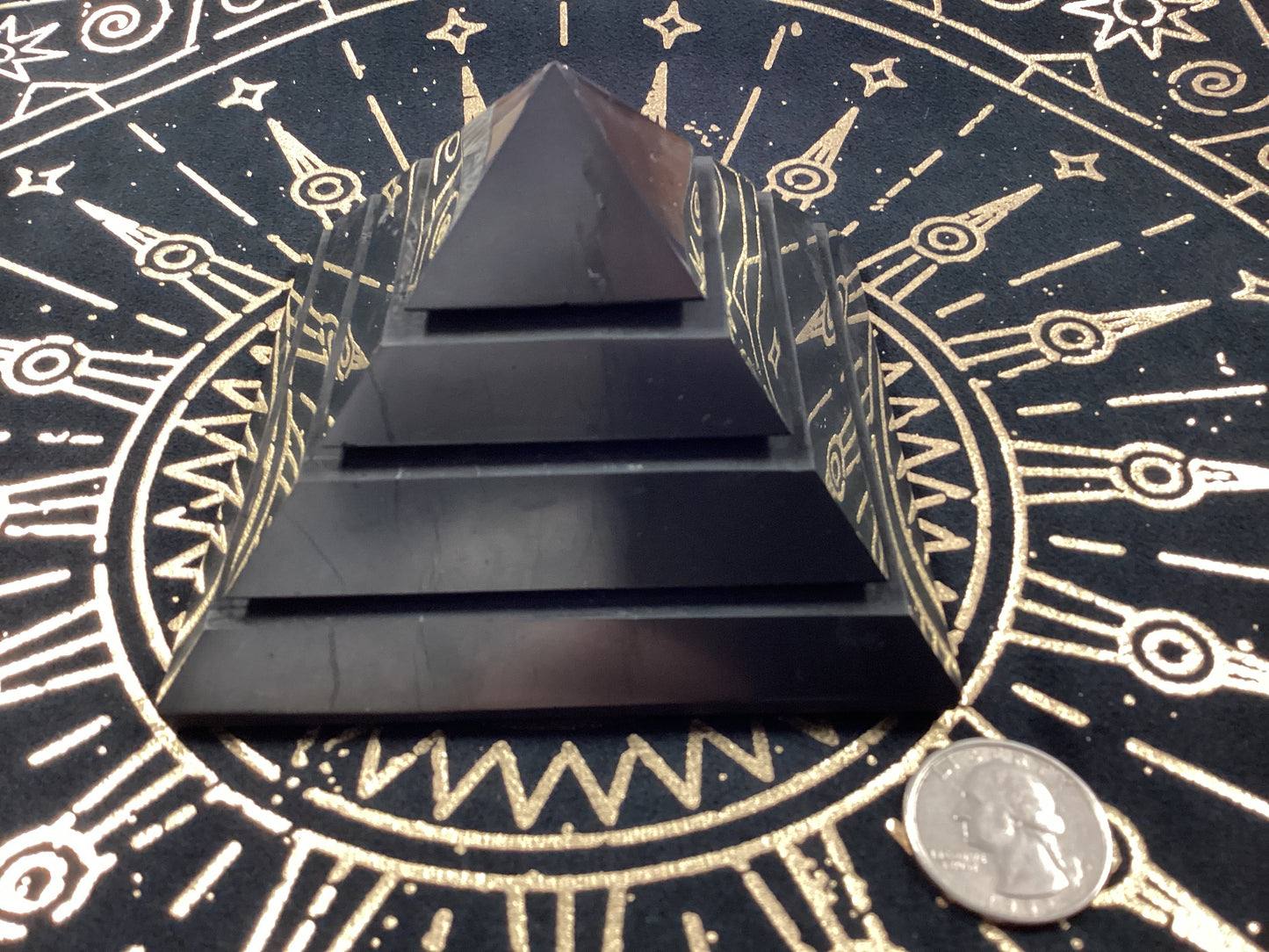Shungite Sakkara Pyramid - Large