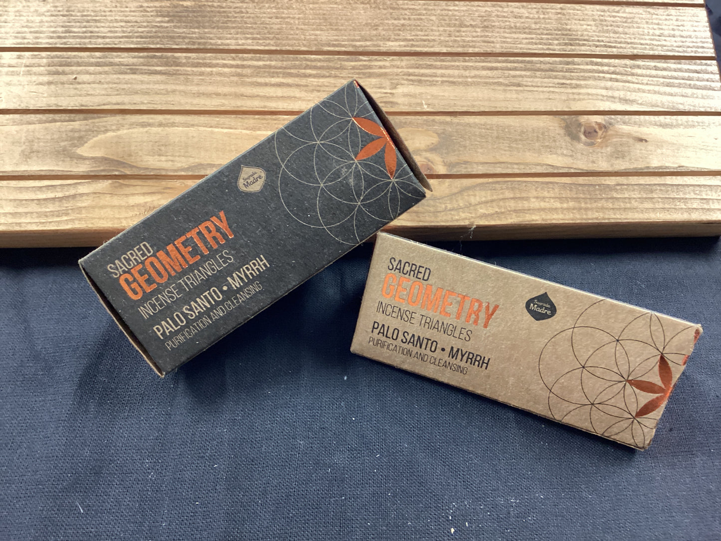 Sacred geometry triangular incense- Palo Santo and Myrrh