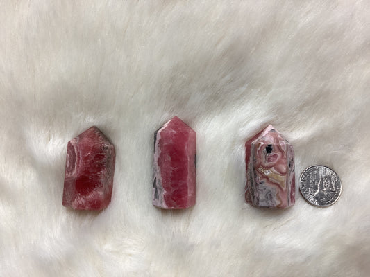 Rhodochrosite Obelisk Point- small