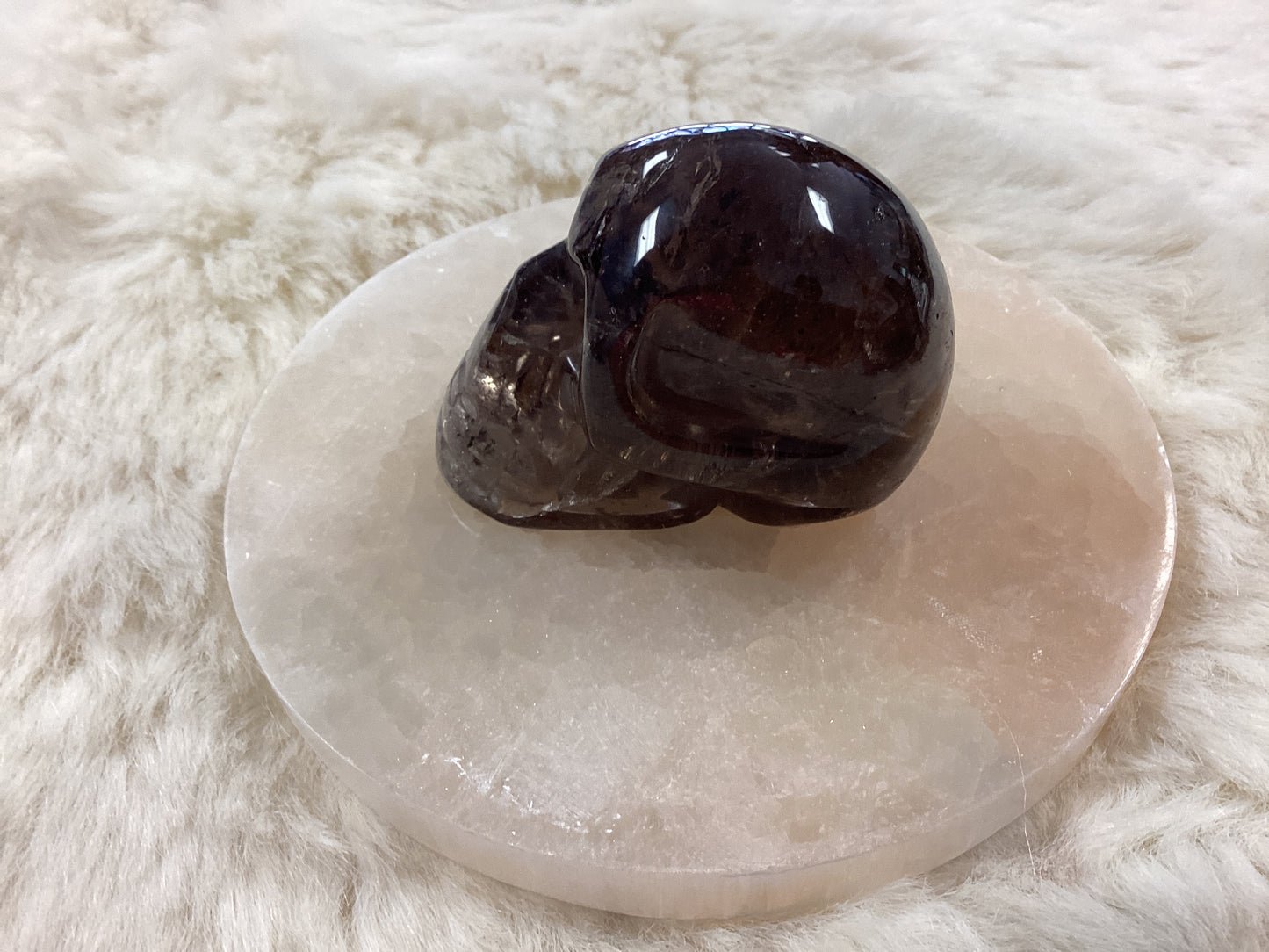 Smoky Quartz Skull - Large