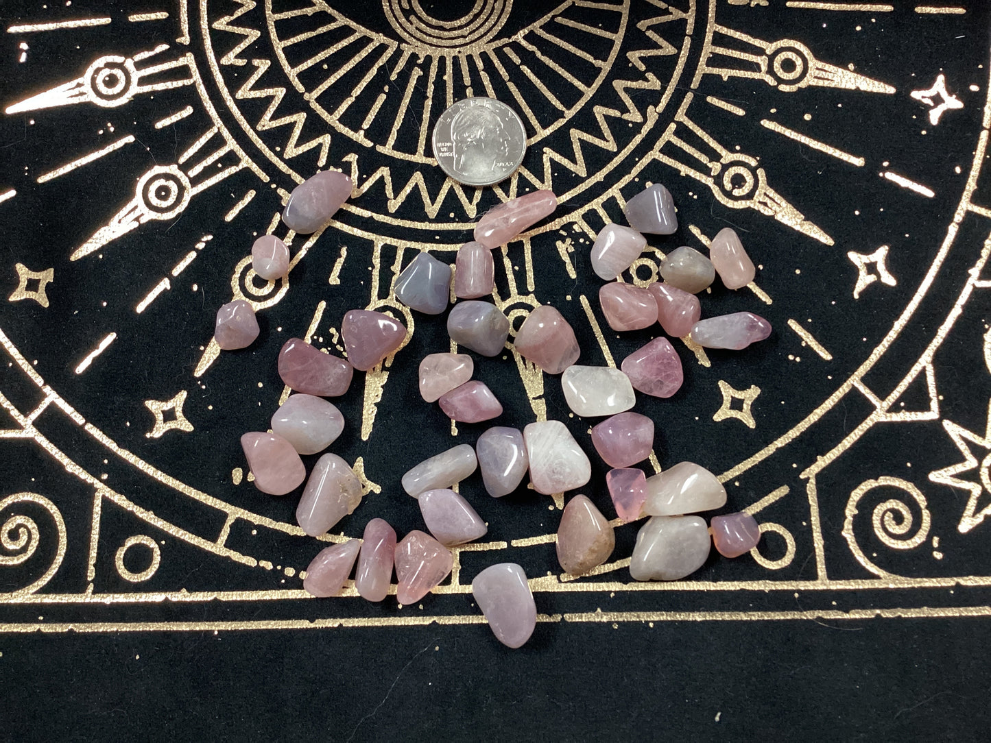 Tumbled Purple Rose Quartz - Chips