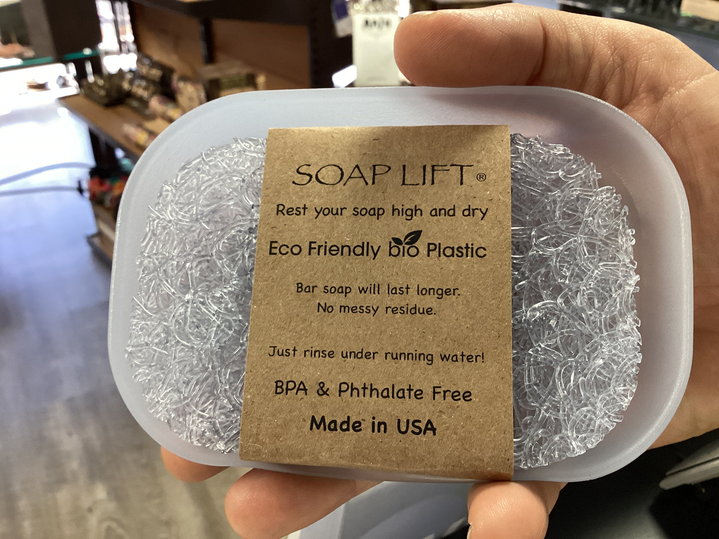 Soap Lift with Dish crystal color