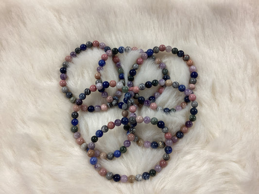 Elastic Bracelets - 5 Mix Crystals