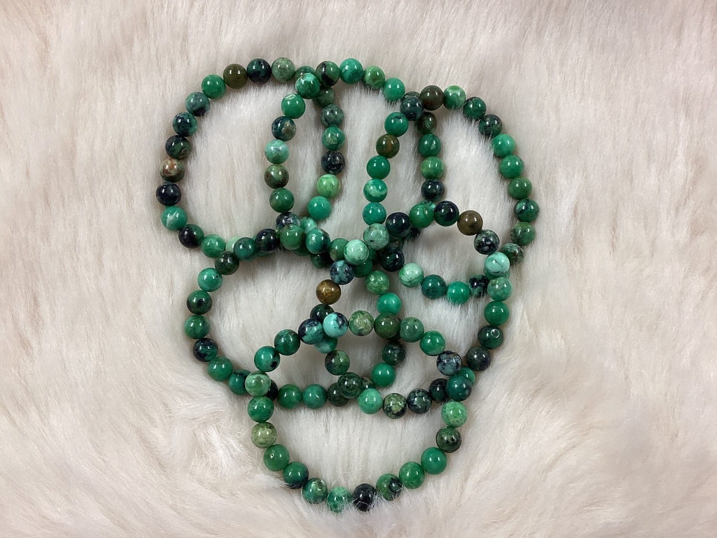 Elastic Bracelets - Variscite