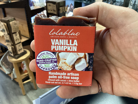 Lolablue Vanilla Pumpkin luxury soap
