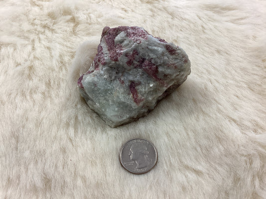 Raw Pink Tourmaline - Medium