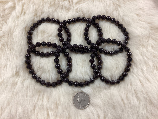 Elastic Bracelets - Garnet