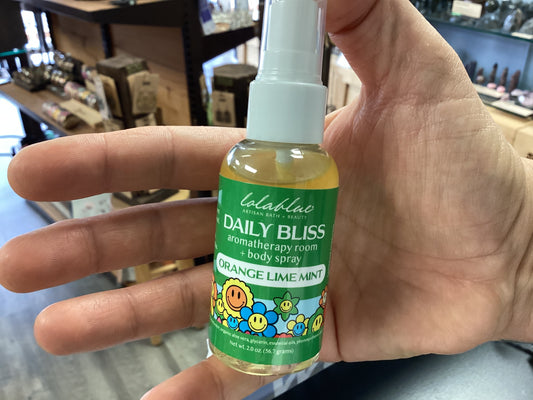 Lolablue Daily Bliss Aromatherapy room+body spray orange lime mint