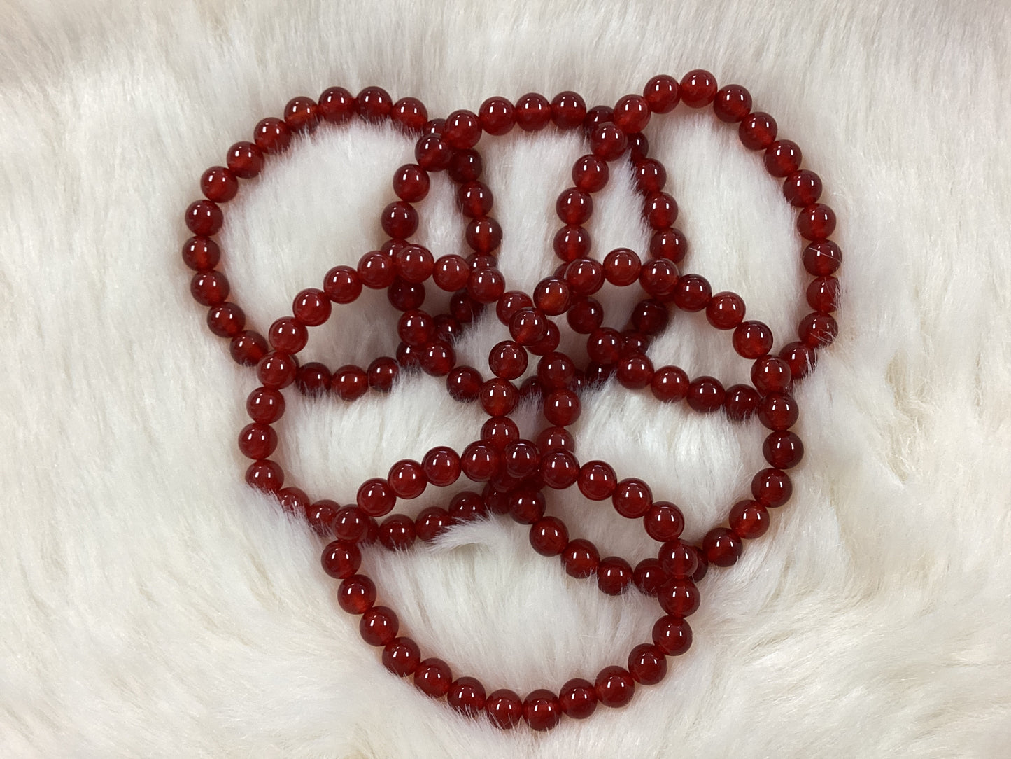 Elastic Bracelets - Carnelian