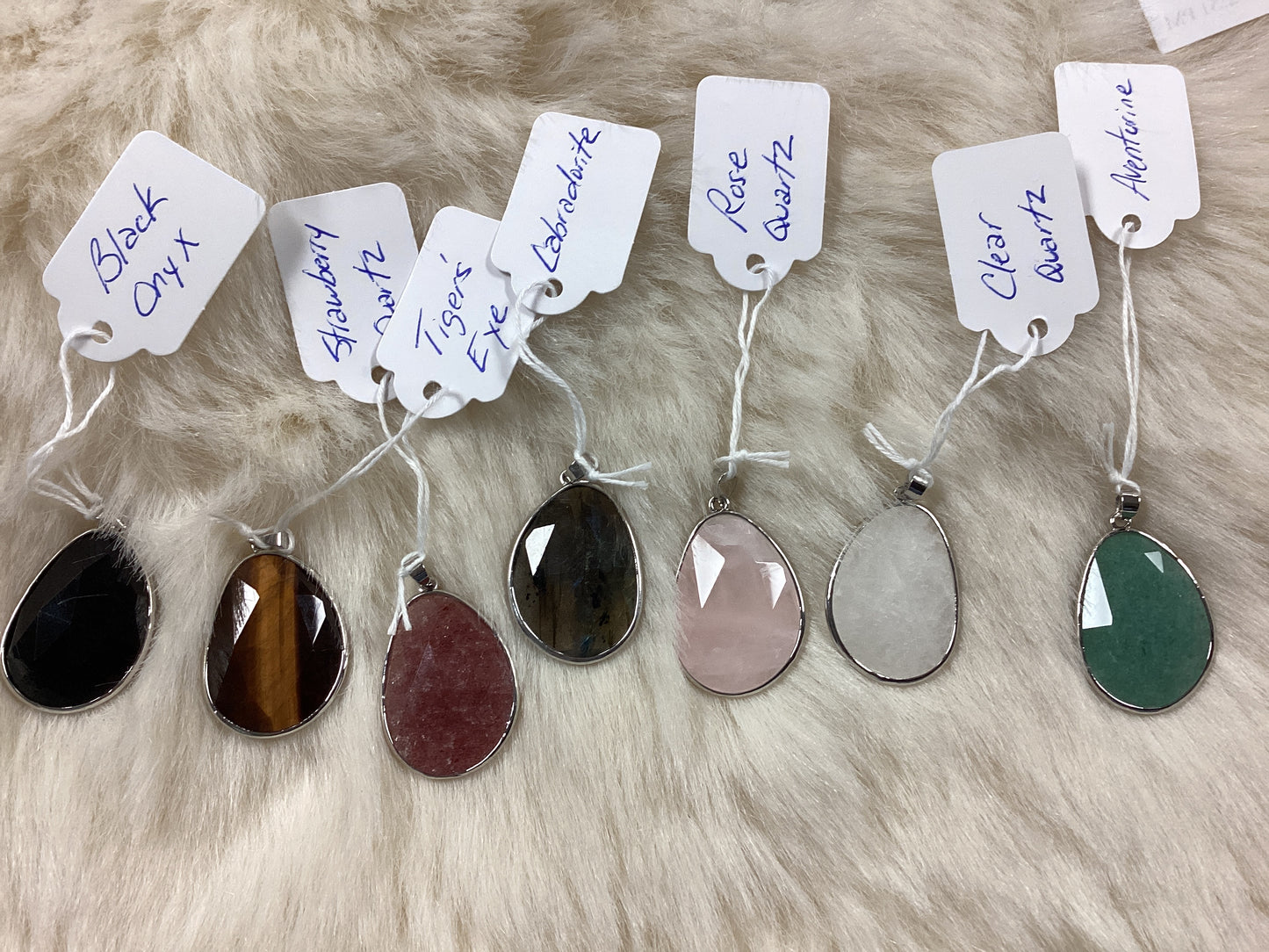 Crystal Teardrop Pendants - Assorted