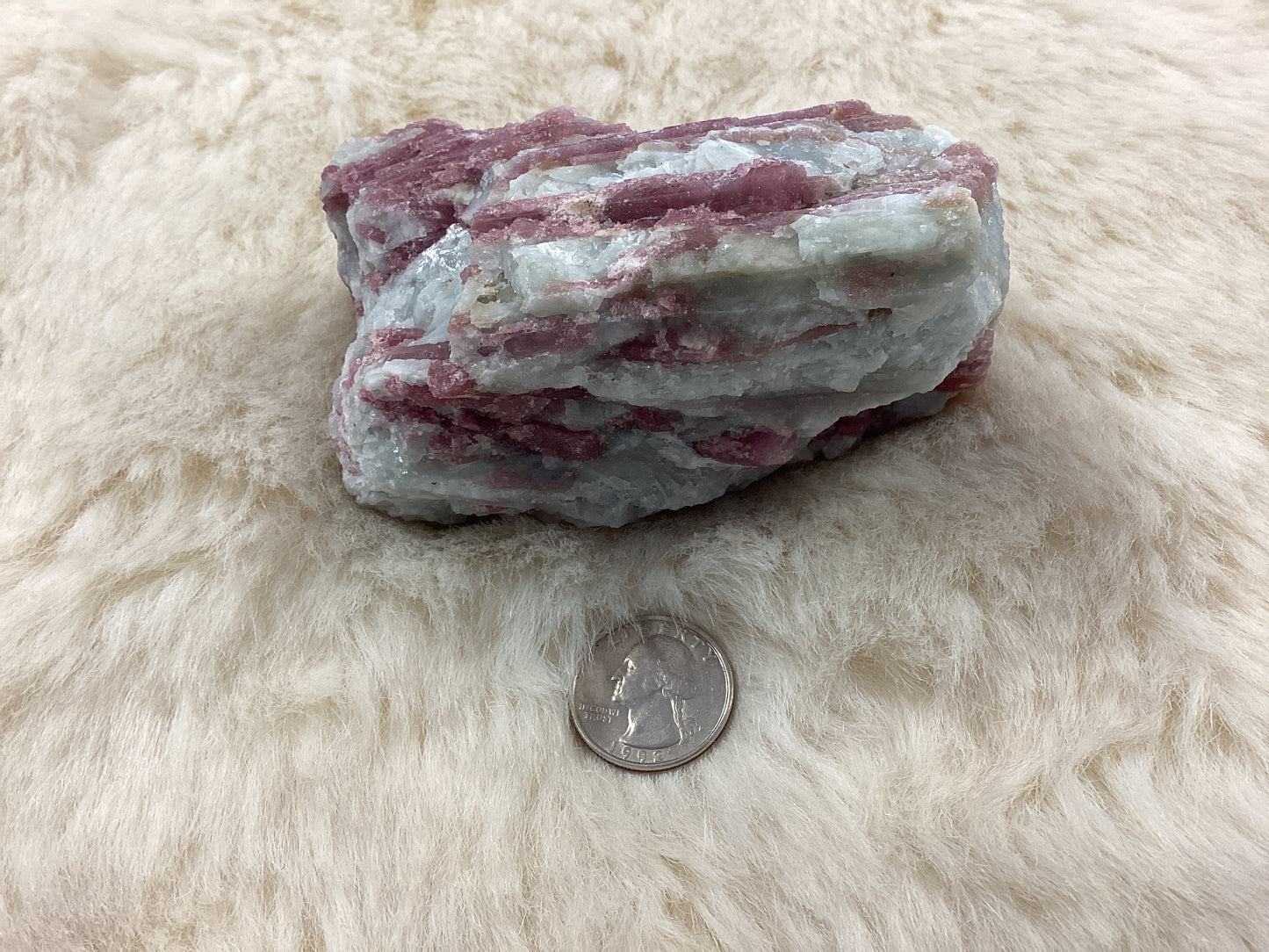 Raw Pink Tourmaline - XL