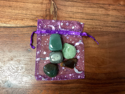 Money Come To Me - Tumbled Crystals Set