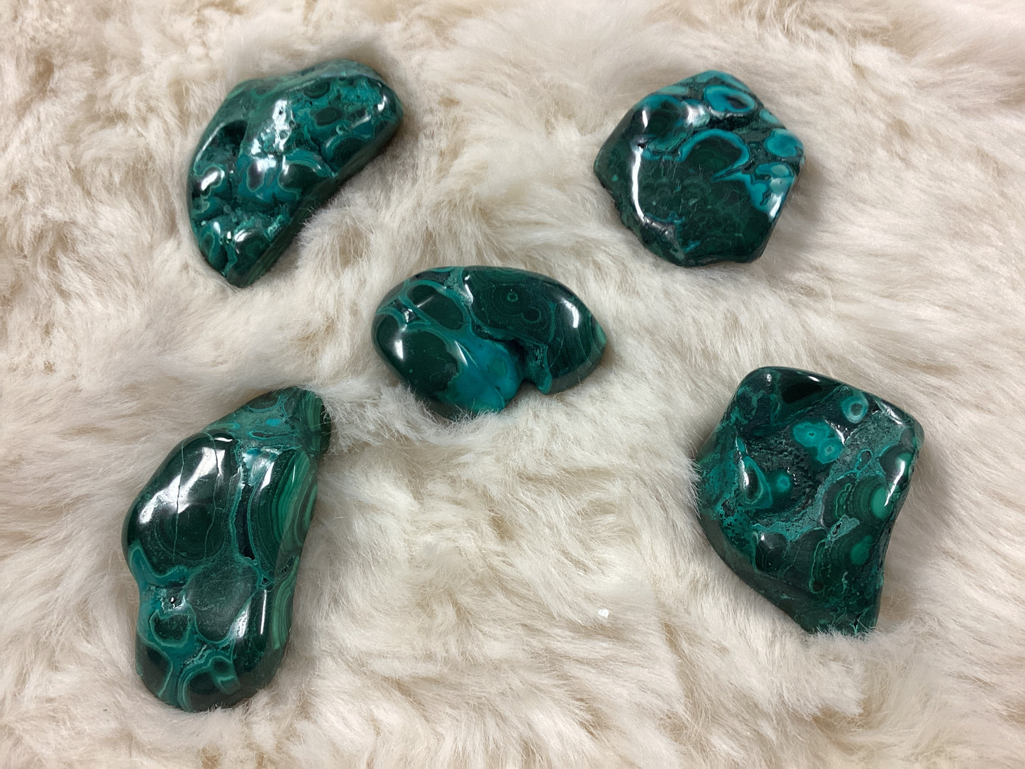 Malachite w/Chrysocolla Free Form Slab - Small