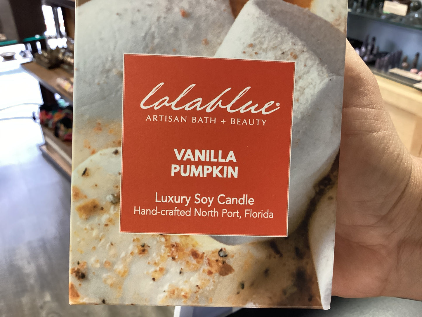 Lolablue Vanilla Pumpkin luxury soy candle