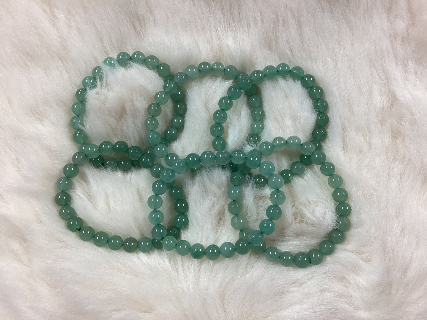 Elastic Bracelets - Green Aventurine