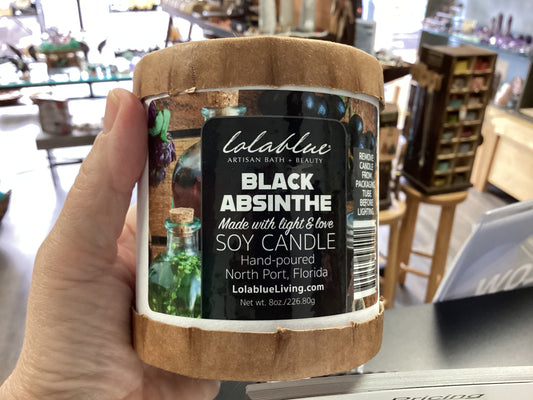 Lolablue Soy Candle - Black Absinthe
