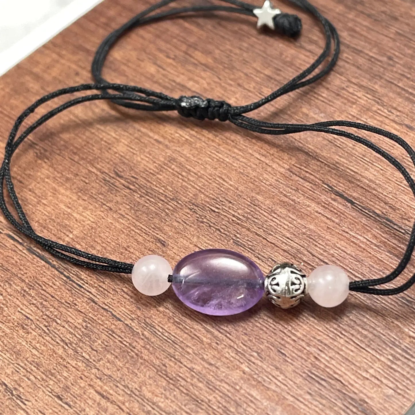 Intent Gems - Rose Quartz & Amethyst Bracelet