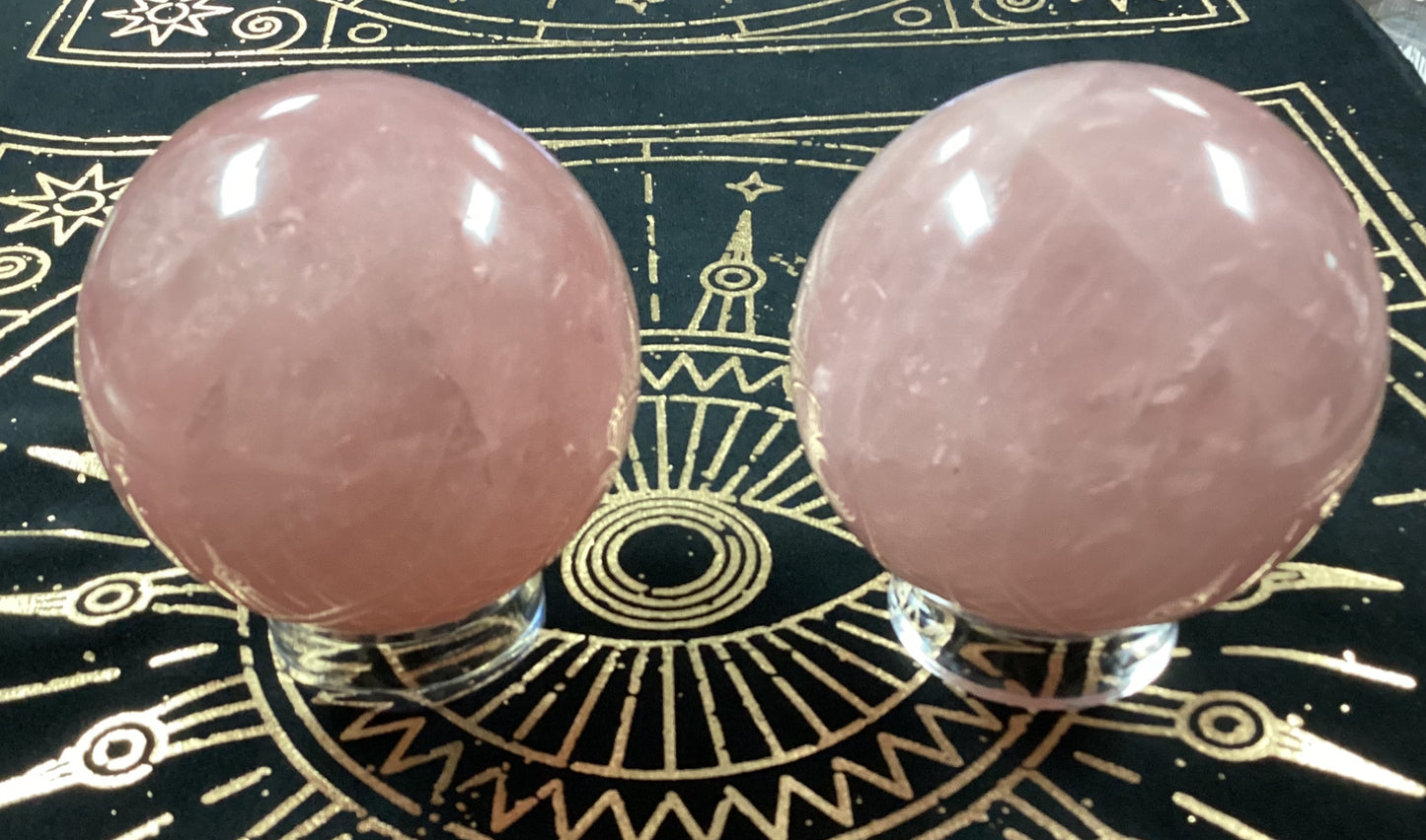 Rose Quartz Sphere - Extra Large