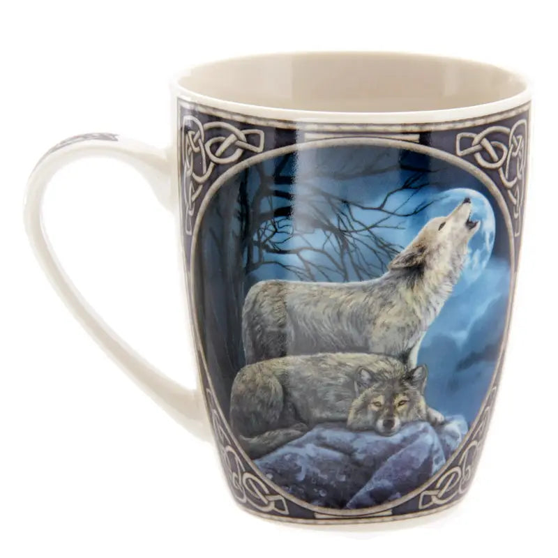 Lisa Parker Howling Wolf Porcelain Mug