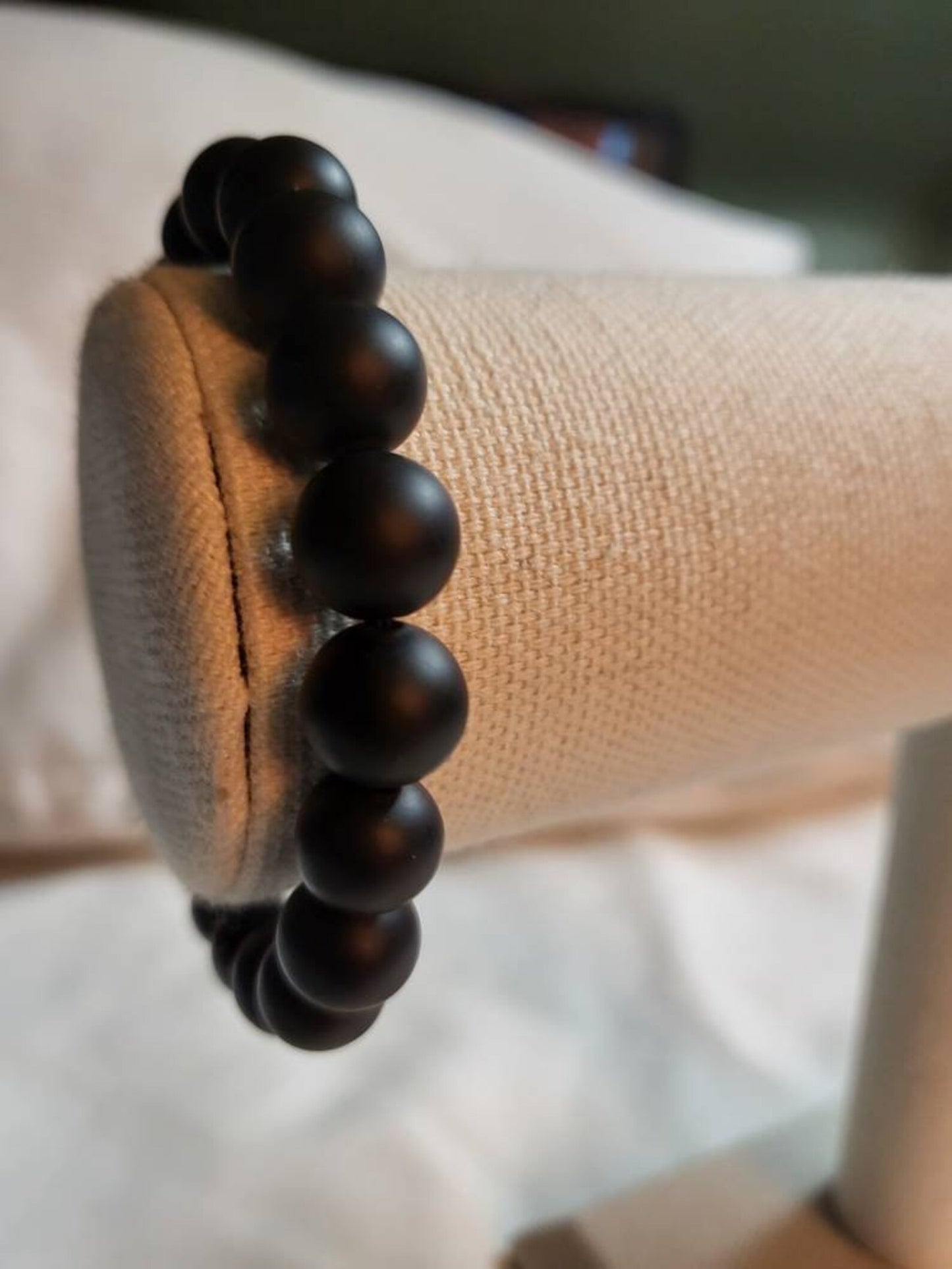Elastic Bracelets - Black Onyx - Matte