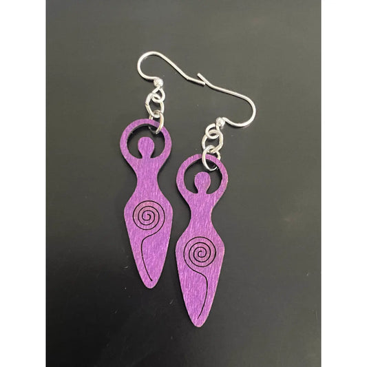 Spiral Goddess Earrings