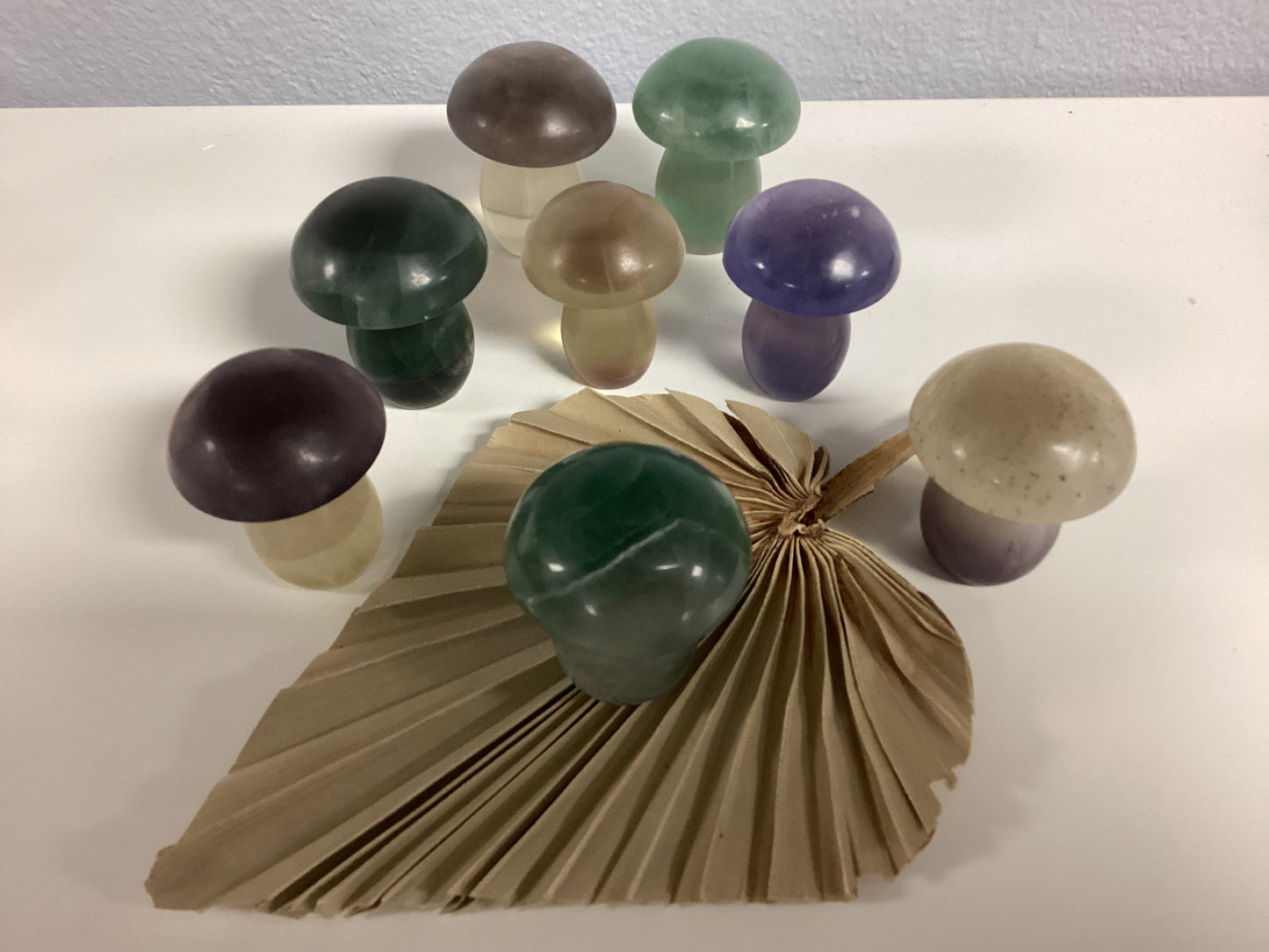 Natural Fluorite Mushrooms