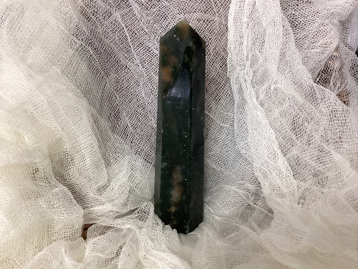 Green Aventurine Faceted Point