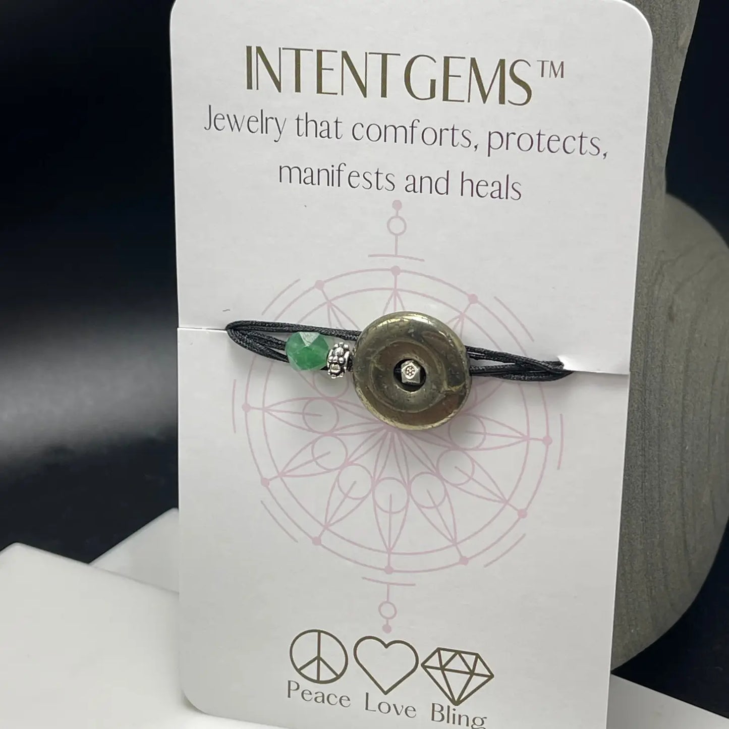 Intent Gems - Pyrite & Aventurine Bracelet