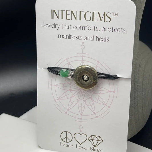 Intent Gems - Pyrite & Aventurine Bracelet