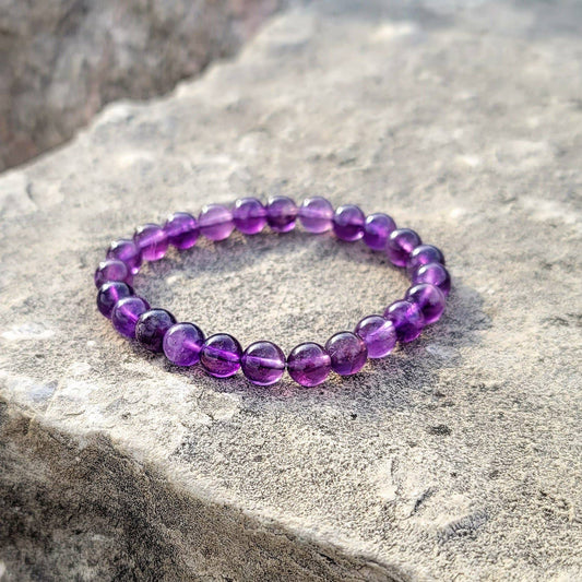 Elastic Bracelets - Amethyst