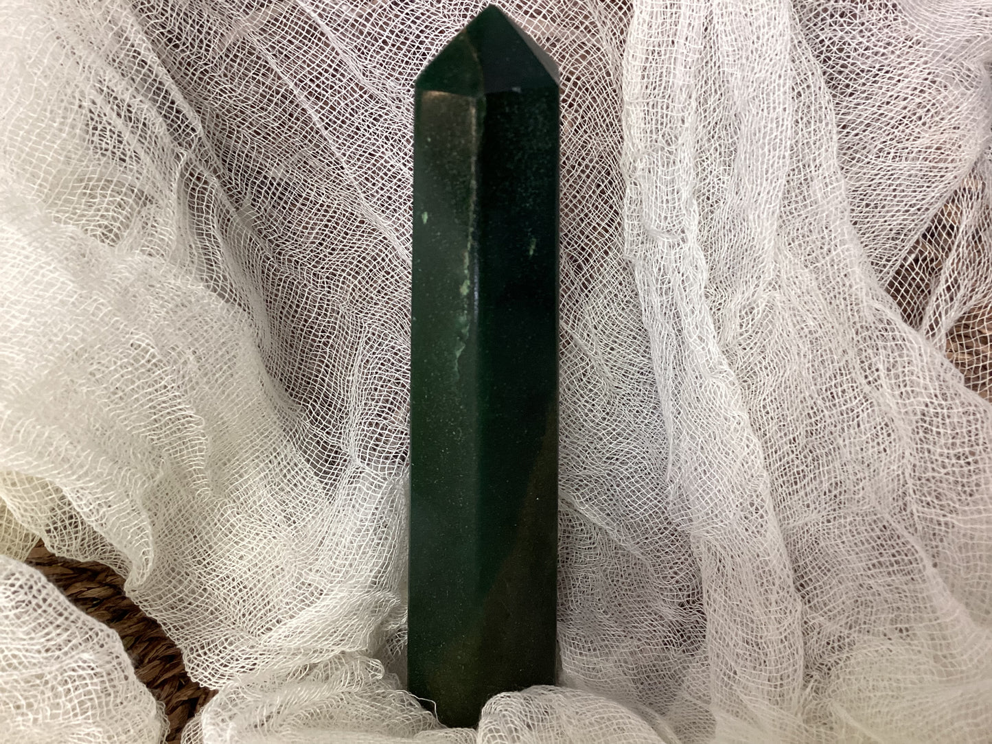 Green Aventurine Faceted Point