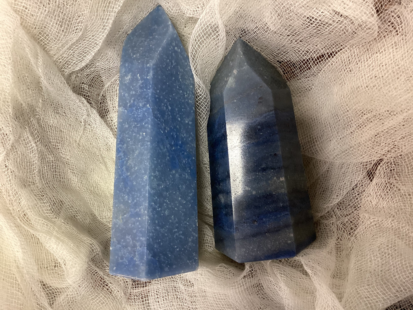 Blue Quartz Polished Points