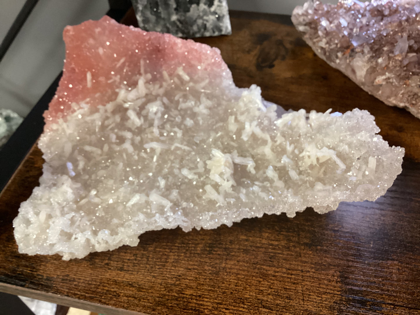 Red & Pink Apophyllite Mineral Speciman